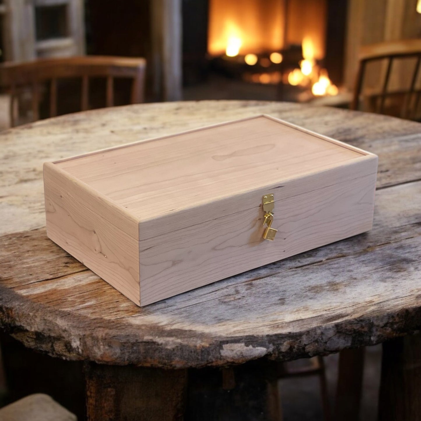 Mens Valet Box Personalized Anniversary Gifts for Him Engraved Wood Jewelry Box Nightstand Organizer for Men Fathers Day Gift Custom Engrave