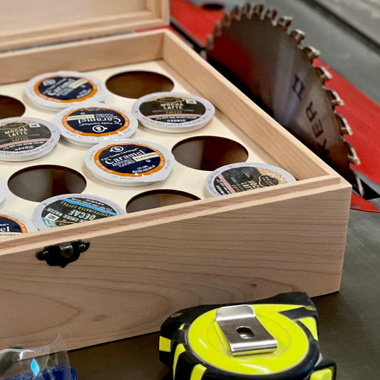 K-Cup Storage Box | Unique and Personal Coffee Pod Storage - The Designcraft Studio