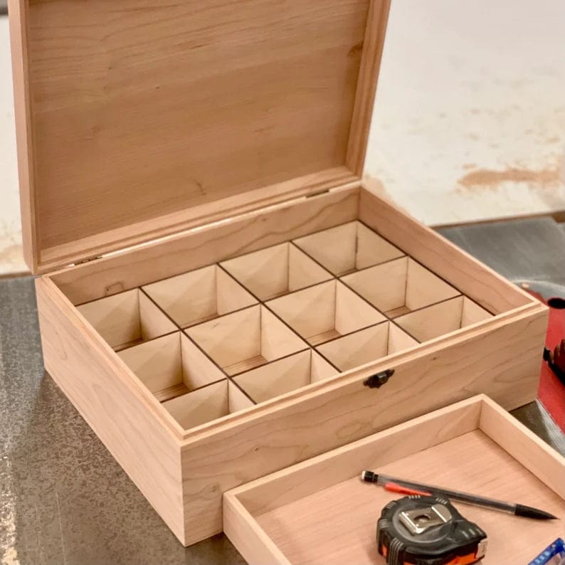 http://www.thedesigncraftstudio.com/cdn/shop/products/the-designcraft-studio-boxes-with-trays-large-unfinished-wood-box-with-lid-tray-12-removable-compartments-engravable-wooden-box-personalized-handcrafted-wood-storage-box-3521630024515.jpg?v=1662386216