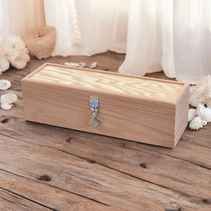 Personalized Wooden Wine Box for Wedding, Anniversary & Engagement Gifts | Custom Engraving - The Designcraft Studio
