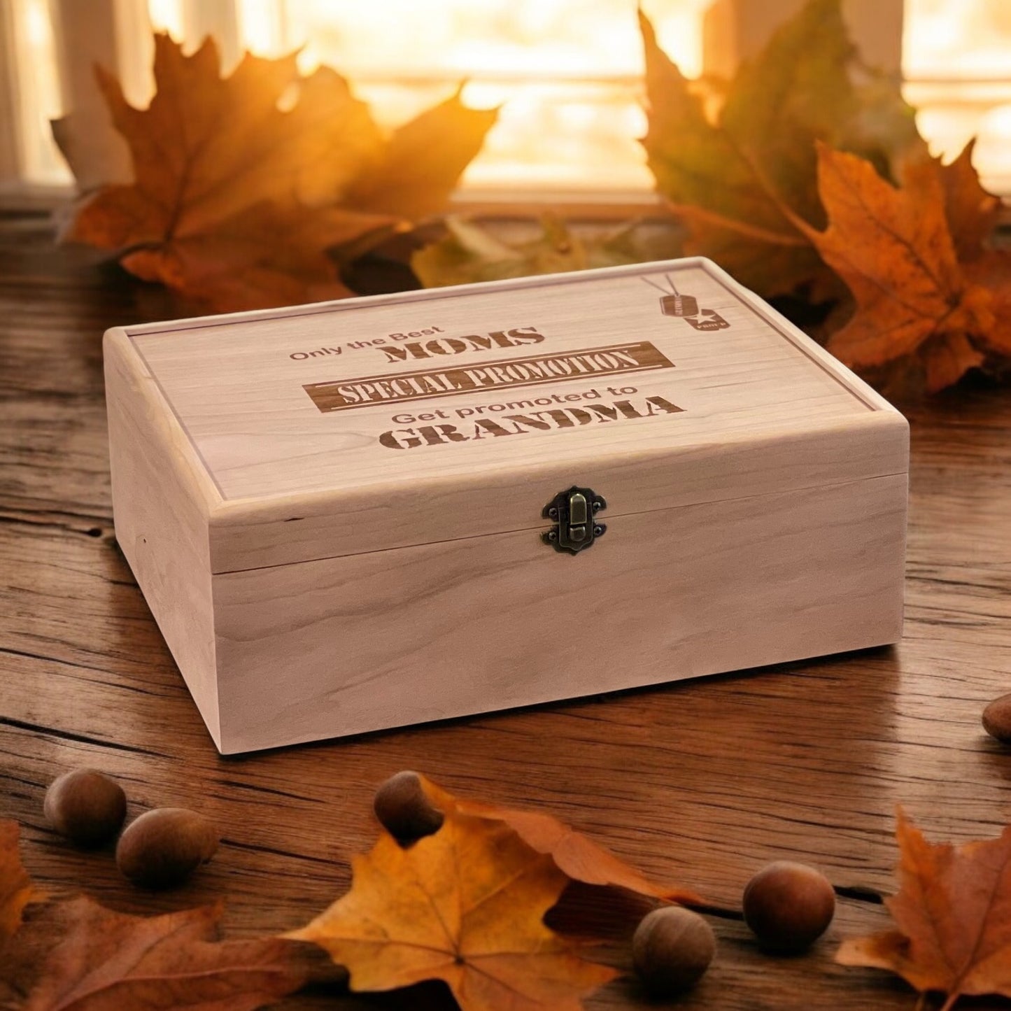 First Time Grandma Gift Grandma Keepsake Box Personalized Gift for Grandma Custom Gift for Grandma to Be Memory Box New Grandma Gift Box