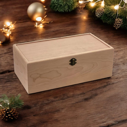 Watch Box Wood Watch Box for Men Wooden Watch Box Organizer Watch Box Personalized Watch Storage Case Laser Engrave Valet Tray Wood - The Designcraft Studio