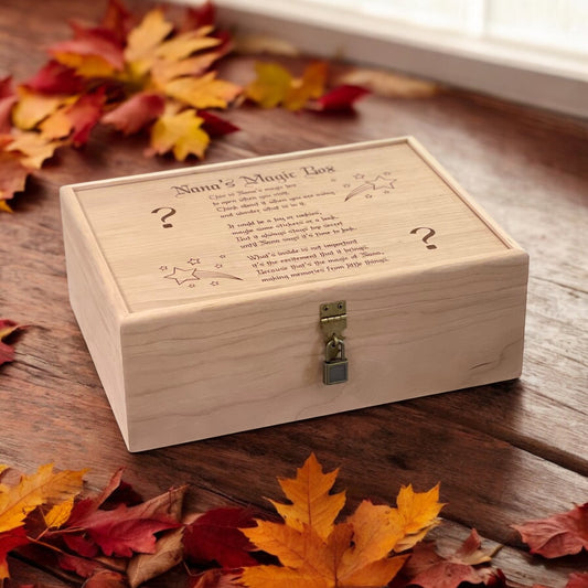 Nana's Magic Box Personalized Gift for Grandma First Time Grandma Gift Custom Grandma Keepsake Box Gift for Grandma to Be Memory Box