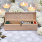 Trading Card Storage Box Wooden Collector Card Deck Box Card Organizer TCG Deck Box Baseball Card Storage Gift for Him Football Card Box