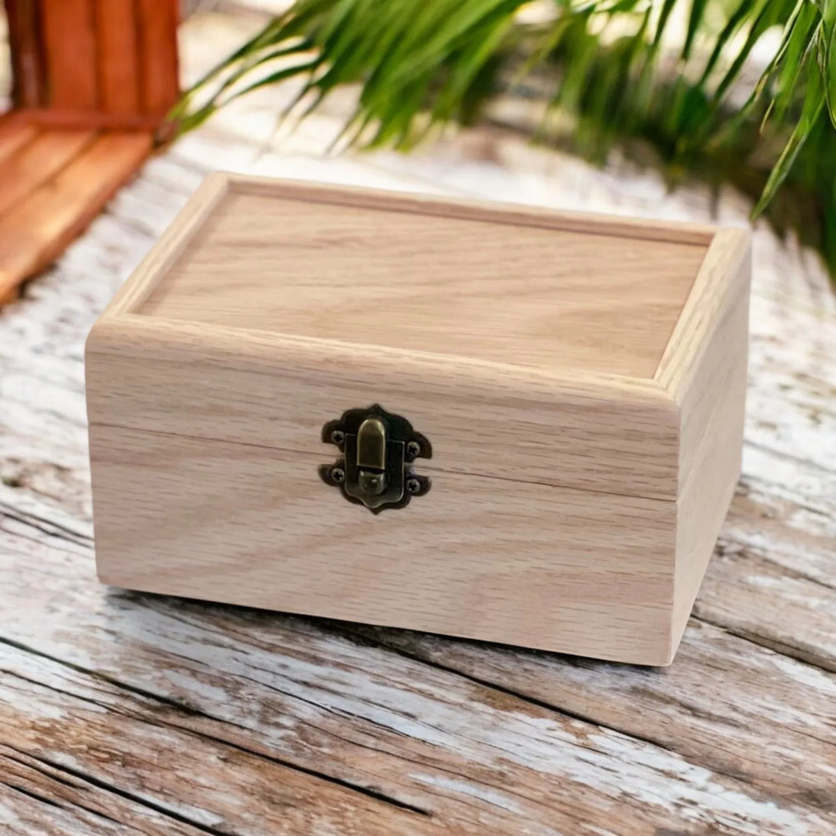 Small Wood Box with Lid Unfinished Small Wood Box Mini Keepsake Box Je ...