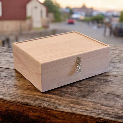 Watch Box for Men Watch Box Wood Large Wooden Watch Box Organizer Watch Box Personalized Watch Storage Case Laser Engrave Valet Tray Wood - The Designcraft Studio