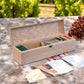 Trading Card Storage Box Wooden Collector Card Deck Box Card Organizer TCG Deck Box Baseball Card Storage Gift for Him Football Card Box