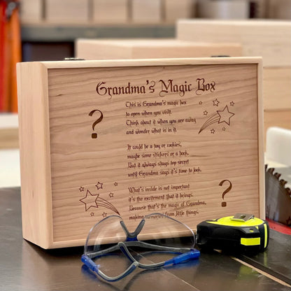 Grandma's Magic Box: Great Gift for New Grandma-First Time Grandma Gifts - The Designcraft Studio