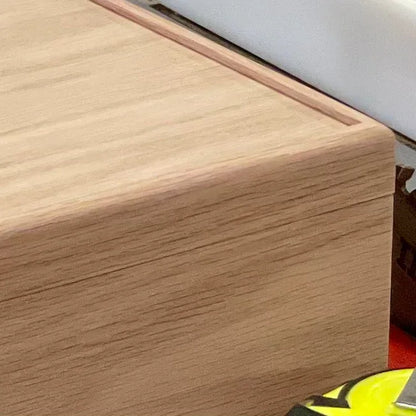 Square Wooden Box Oak Wood Box for Crafts Unfinished Wood Box Decorative Wooden Box Gift for Him Memory Box for Her Laser Engraving Handmade - The Designcraft Studio