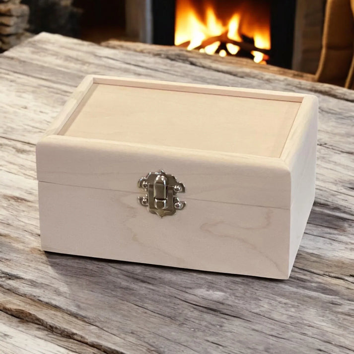 Small Trinket Box Personalized Gift Box Small Wood Box with Lid Unfini ...