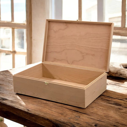 Personalized Time Capsule Keepsake Box Time Capsule First Birthday Box Custom Baby's Keepsake Box First Birthday Memory Box Custom Engraved - The Designcraft Studio