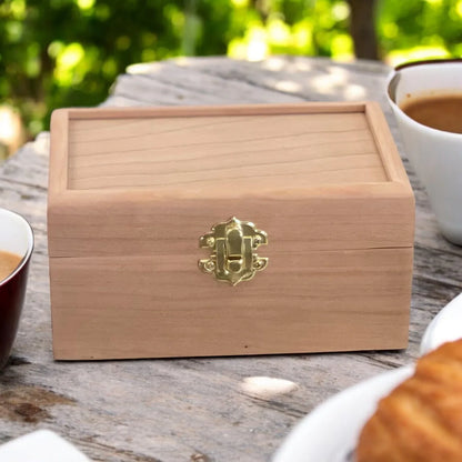 Small Wood Box Unfinished Small Wood Box with Lid Mini Keepsake Box Jewelry Box Small Trinket Box Personalized Gift Box Small Jewelry Box - The Designcraft Studio