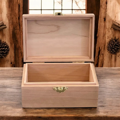 Small Wood Box Unfinished Small Wood Box with Lid Mini Keepsake Box Jewelry Box Small Trinket Box Personalized Gift Box Small Jewelry Box - The Designcraft Studio