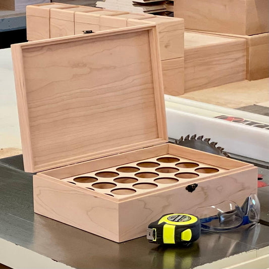 The Designcraft Studio Tea Boxes K-Cup Storage Box | All You Need Is Love And Coffee | Our Classic Handmade Design | The Designcraft Studio | Keurig Storage Idea