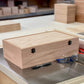 Extra Large Unfinished Wood Box with Lid & Tray | Engravable Wooden Box | Personalized | Handcrafted Wood Storage Box | (Box Shown in Oak)