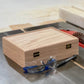 Wooden Box with Hinged Lid | Small Unfinished Wood Box | Custom Engravings | 10x8x3 | Box Shown in Oak