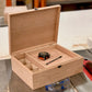 The Designcraft Studio Boxes with trays Large Unfinished Wood Box with Lid & Tray | 12 Removable Compartments | Engravable Wooden Box | Personalized | Handcrafted Wood Storage Box