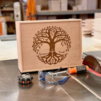 Custom Laser Engraving For Your Box - The Designcraft Studio