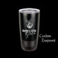 The Designcraft Studio Daddy's Little Girl German Shepherd Travel Mug, Stainless Steel, Powder Coated Tumbler, Polar Camel, Engraved, Coffee Mug, Dad Gift