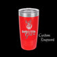 The Designcraft Studio Daddy's Little Girl German Shepherd Travel Mug, Stainless Steel, Powder Coated Tumbler, Polar Camel, Engraved, Coffee Mug, Dad Gift