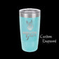 The Designcraft Studio Daddy's Little Girl German Shepherd Travel Mug, Stainless Steel, Powder Coated Tumbler, Polar Camel, Engraved, Coffee Mug, Dad Gift