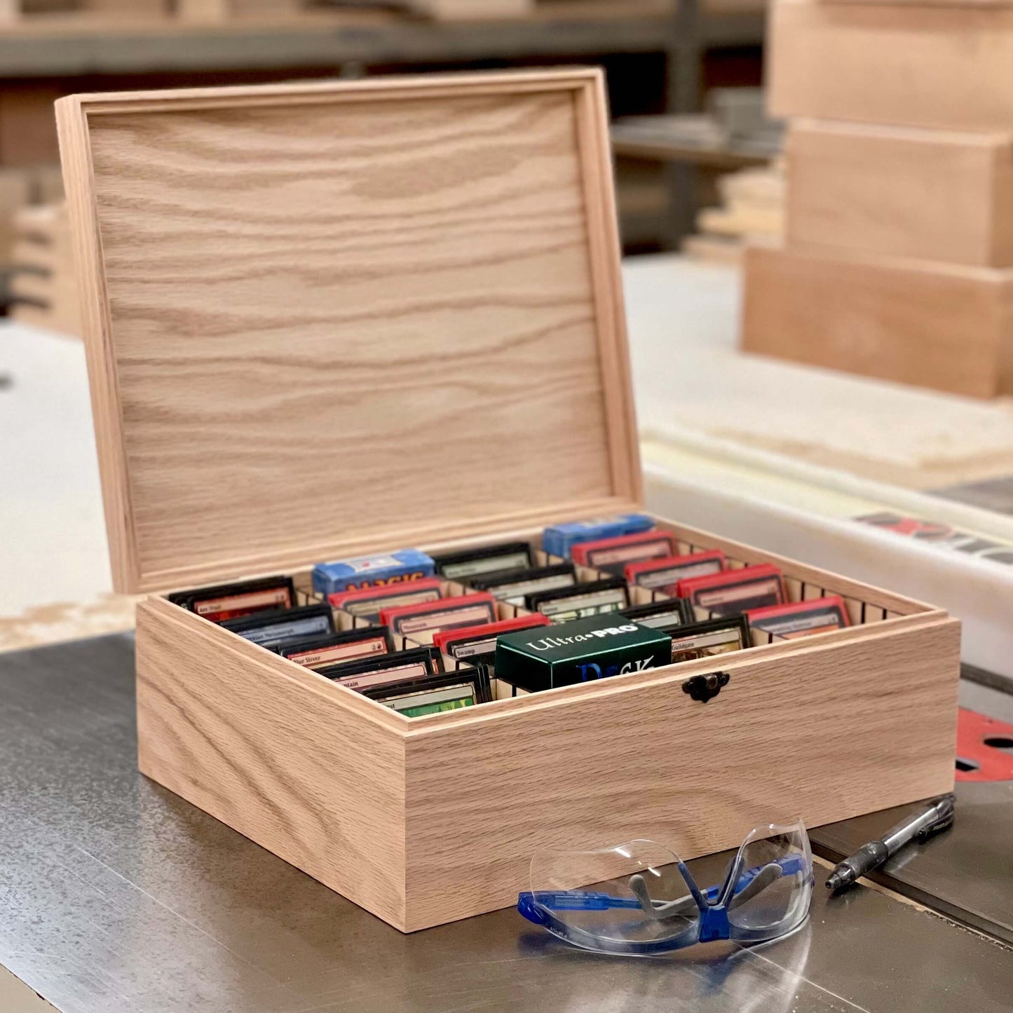 Custom Wood Card Deck Box, The Designcraft Studio