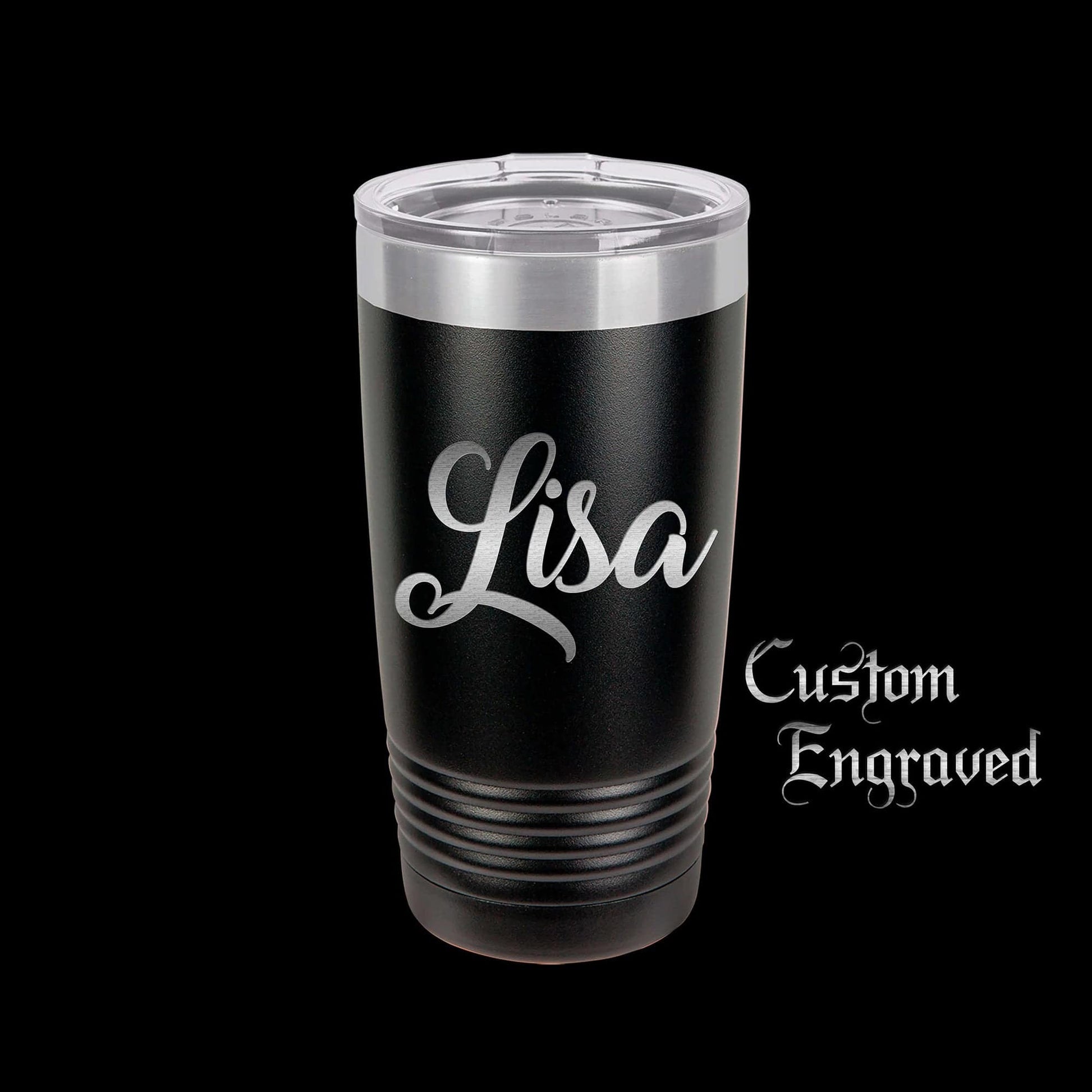 Custom Engraved Polar Camel Vacuum Sealed Coffee Mug w/ Clear