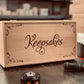 The Designcraft Studio Memory Boxes Personalized Keepsake Box 13 3/4 x 7 1/4 x 4, Handmade Wood Storage Box, Custom Engraved Memory Box, Unfinished Wooden Box