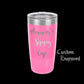 The Designcraft Studio Mugs Light Purple Mommy's Sippy Cup Travel Mug, Stainless Steel, Powder Coated Tumbler, Polar Camel, Engraved, Coffee Mug, Mom Gift