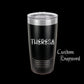 The Designcraft Studio Mugs Messy Hair Scrubs Coffee Let's Do This Tumbler Travel Mug, Stainless Steel, Powder Coated, Engraved, Coffee Mug, Gift for Nurse, Nurse life