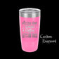 The Designcraft Studio Mugs Messy Hair Scrubs Coffee Let's Do This Tumbler Travel Mug, Stainless Steel, Powder Coated, Engraved, Coffee Mug, Gift for Nurse, Nurse life