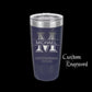 The Designcraft Studio Mugs Navy Blue Personalized Tumbler Travel Mug, Stainless Steel, Powder Coated Tumbler, Polar Camel, Coffee Mug, Groomsman Gift, Custom Engraved Monogram
