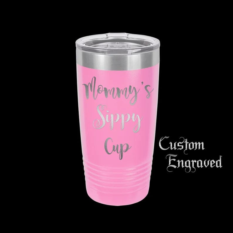 Personalized Floral Travel Coffee Mug, Design: M7