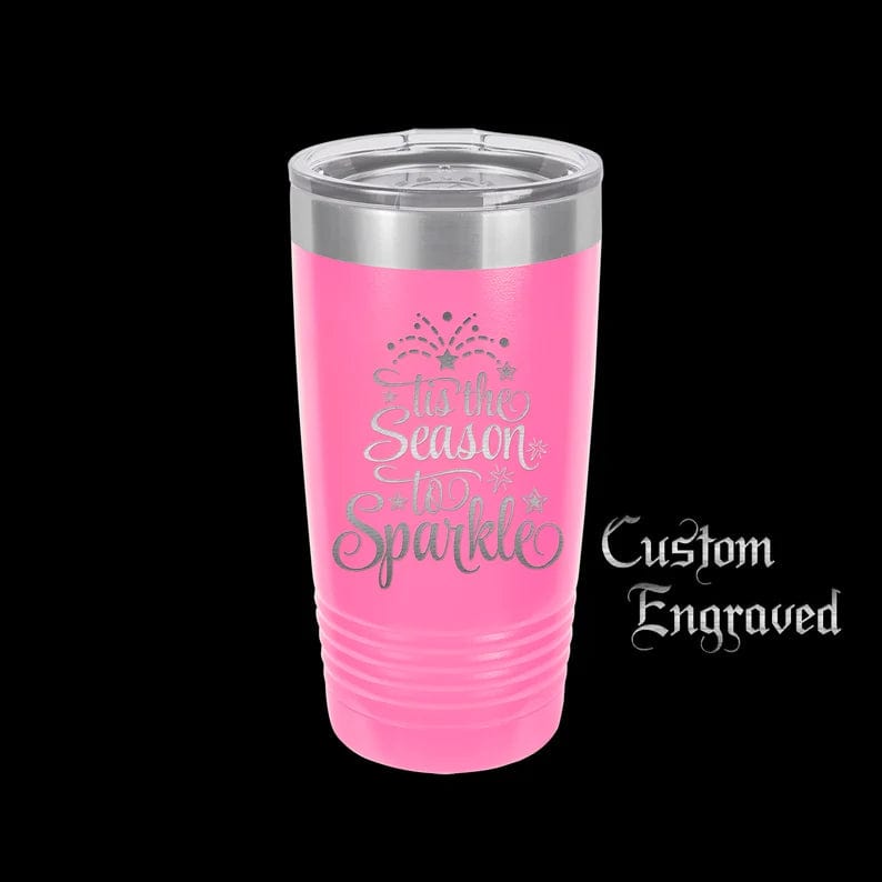 Engraved Christmas Thermo Travel Mug