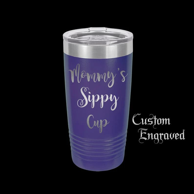 Personalized Floral Travel Coffee Mug, Design: M7