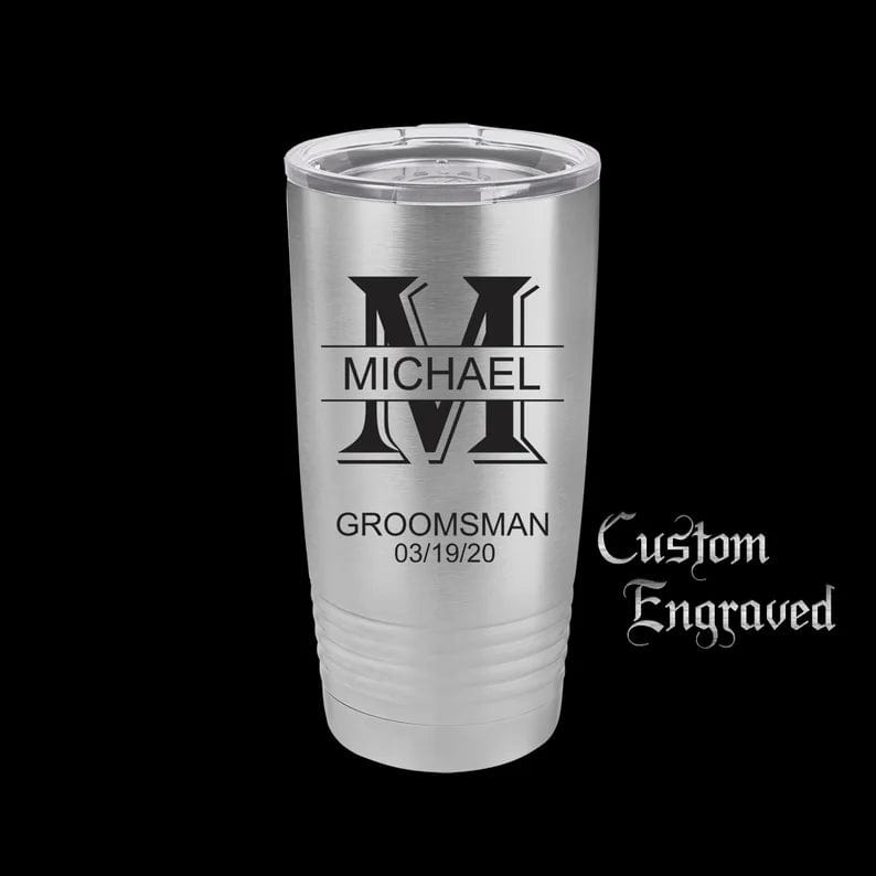 Personalized Groomsmen Coffee Tumbler
