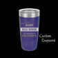 The Designcraft Studio Only The Best Dads Get Promoted To Grandpa Travel Mug, Stainless Steel, Powder Coated Tumbler, Polar Camel, Engraved, Coffee Mug, Dad Gift