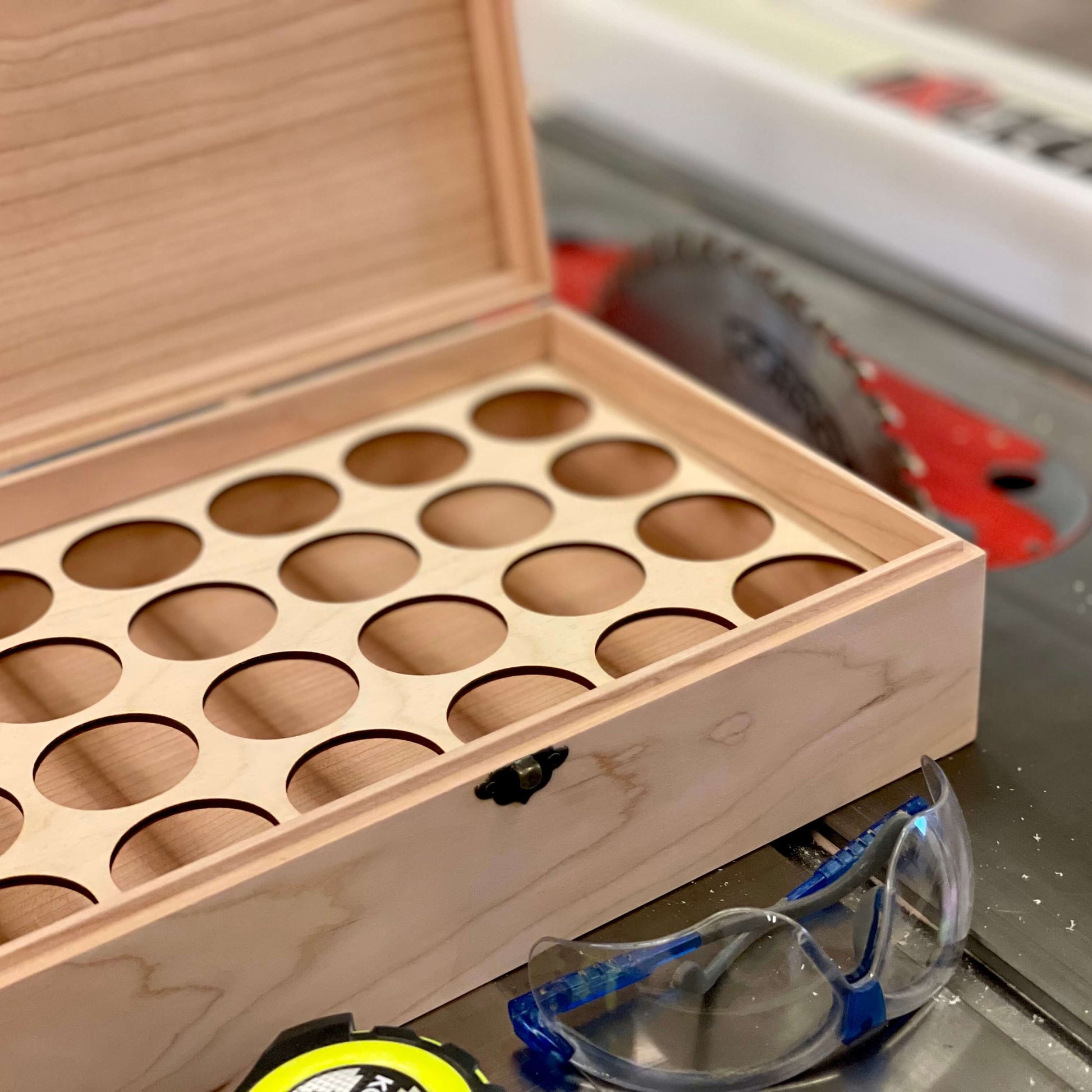 The Designcraft Studio Tea Boxes K-Cup Storage Box | All You Need Is Love And Coffee | Our Classic Handmade Design | The Designcraft Studio | Keurig Storage Idea