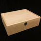The Designcraft Studio Tea Boxes Wooden Tea Box with Hinges & Latch-12 3/8 x 9 1/2 x 3 3/4-unfinished wood box-ready to finish-engravable wood box-12 compartments
