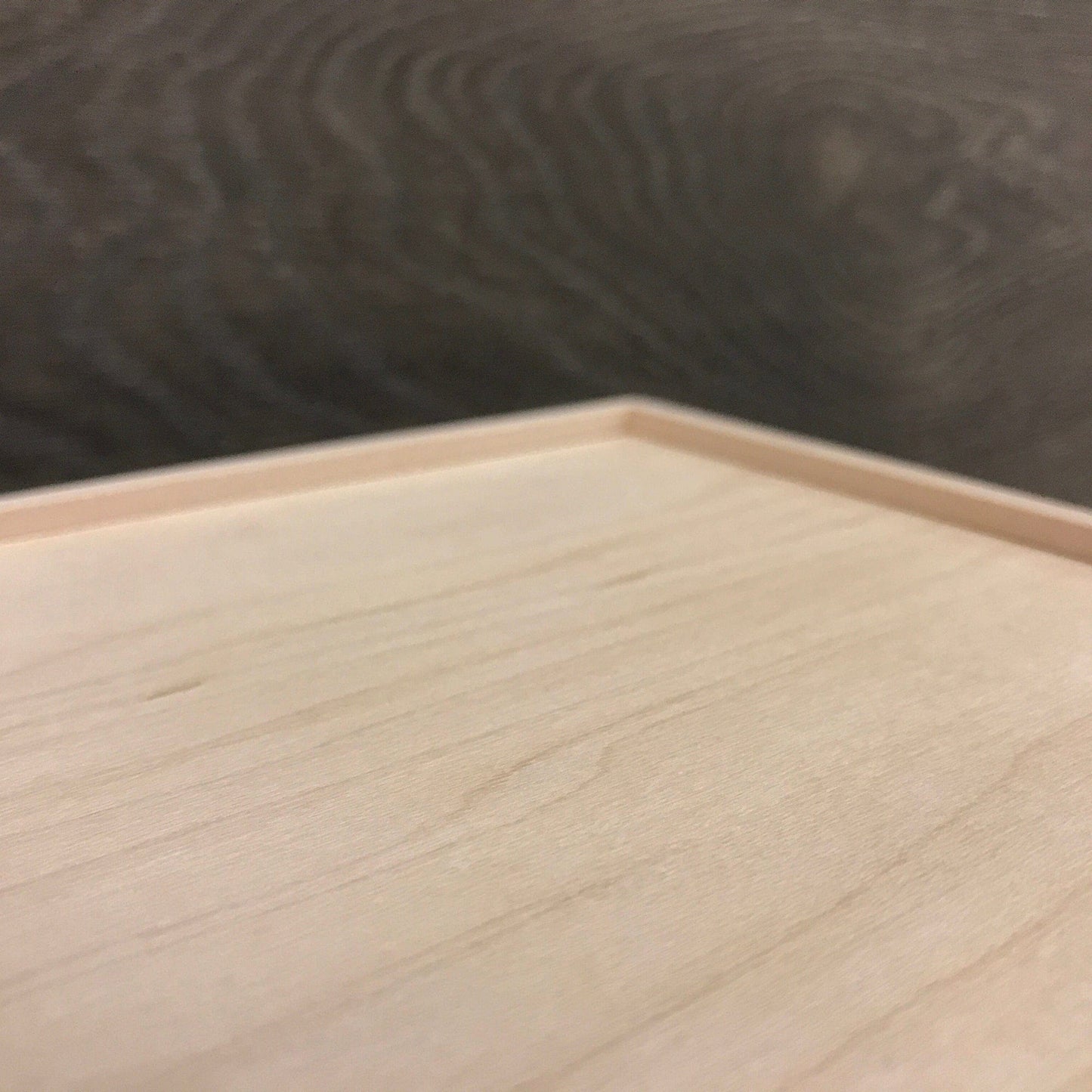 The Designcraft Studio Unfinished Wood Box with Hinge and Latch 13 x 9 x 3 Personalized Laser Engraving Available