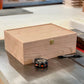 The Designcraft Studio Unfinished Wooden Deck Box with Adjustable Dividers to Protect and Organize Your Favorite Cards