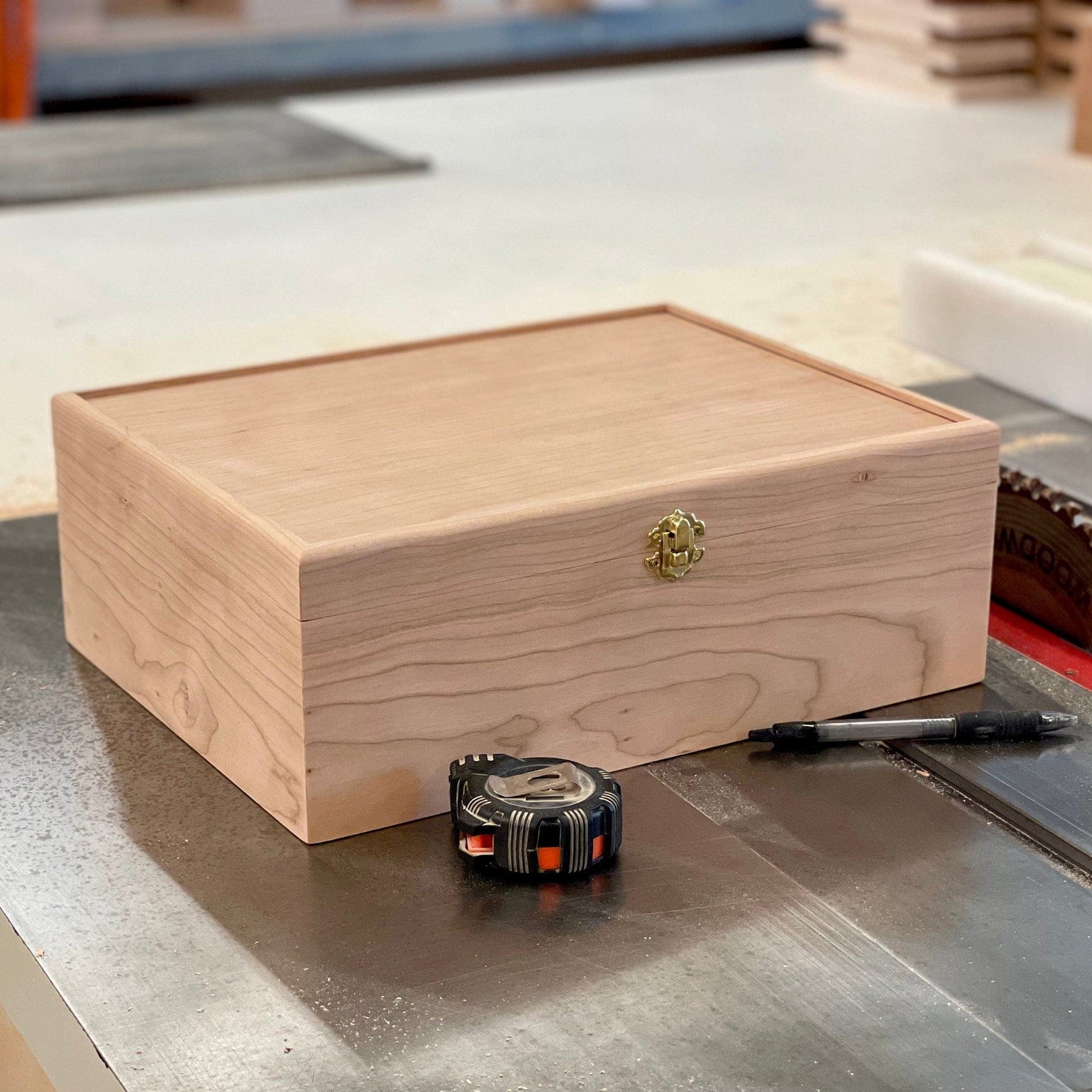 The Designcraft Studio Unfinished Wooden Deck Box with Adjustable Dividers to Protect and Organize Your Favorite Cards