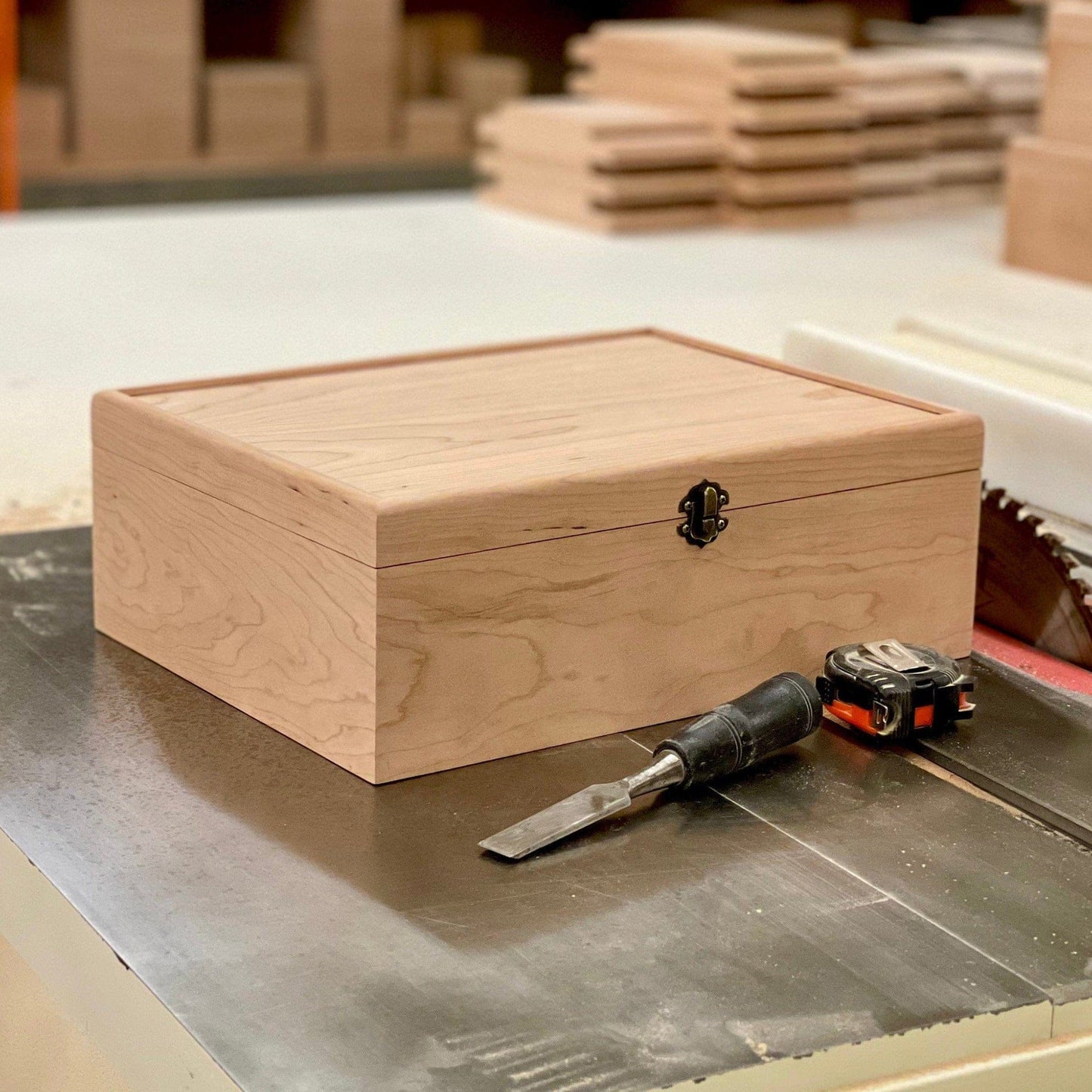 The Designcraft Studio Unfinished Wooden Deck Box with Adjustable Dividers to Protect and Organize Your Favorite Cards