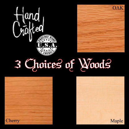 Extra Large Unfinished Hardwood Box with Hinged Lid | Personalized - The Designcraft Studio